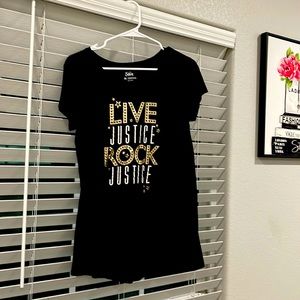 Girls justice shirt